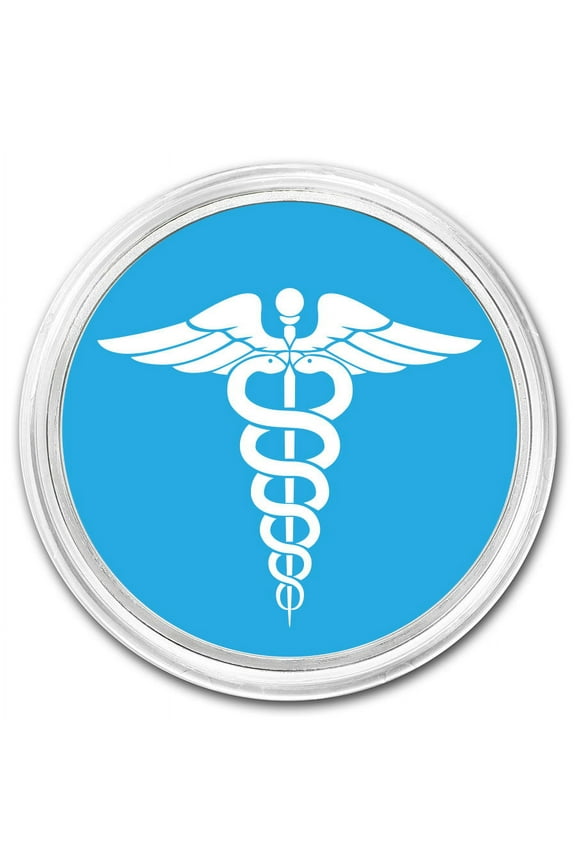 1 oz Silver Colorized Round - APMEX (Medical Symbol)