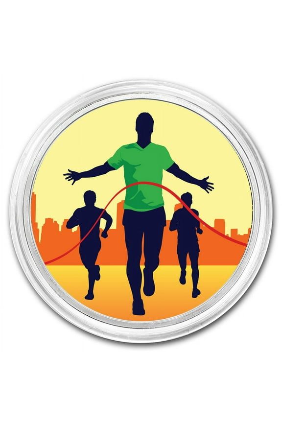 1 oz Silver Colorized Round - APMEX (Running)