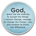 thumbnail image 1 of 1 oz Silver Colorized Round - APMEX (Serenity Prayer, Sky Blue), 1 of 4