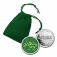 thumbnail image 1 of 1 oz Silver Colorized Round - APMEX (St. Patrick's Day, Clover), 1 of 3