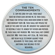 1 oz Silver Colorized Round - APMEX Ten Commandments Sky Blue