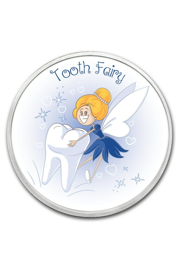 1 oz Silver Colorized Round - APMEX (Tooth Fairy Princess)