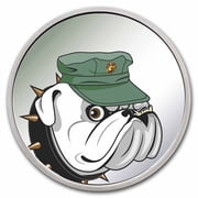 Collectible 1 oz Silver Colorized Round - APMEX U.S. Marines, Bulldog