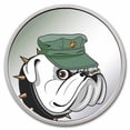 thumbnail image 1 of 1 oz Silver Colorized Round - APMEX (U.S. Marines, Bulldog), 1 of 4