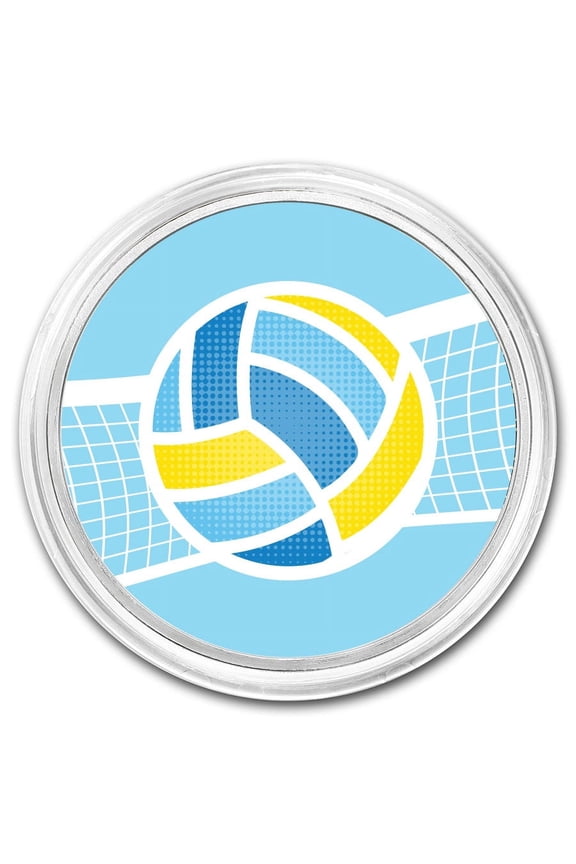 1 oz Silver Colorized Round - APMEX (Volleyball)