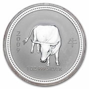1 oz Silver Lunar Coin Series I Abrasions