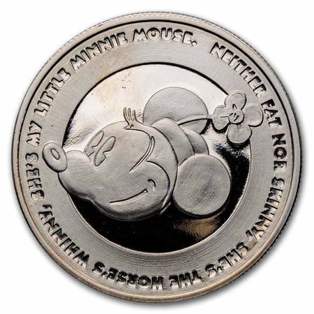 1 oz Silver Round - 2003 Minnie Mouse 75th Ann (Box & COA)