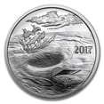 thumbnail image 1 of 1 oz Silver Round - 2017 Silverbug Island Whirlpool (BU), 1 of 2