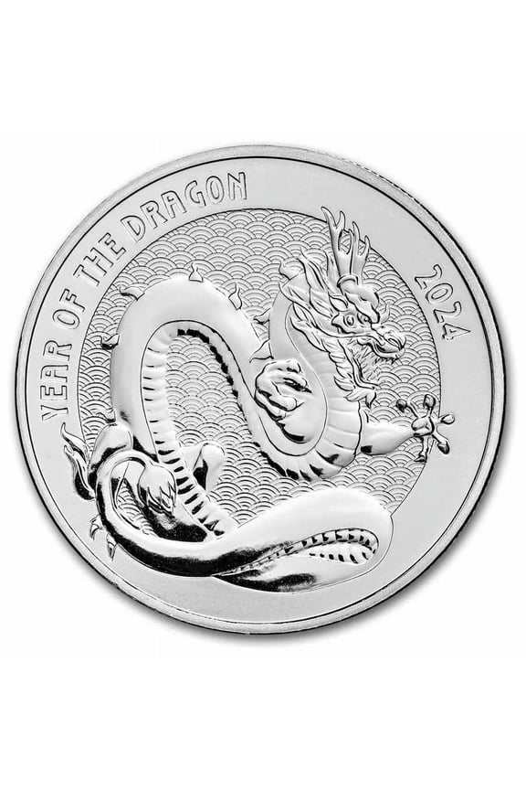 1 oz Silver Round - 2024 APMEX Year of the Dragon (Series 2)