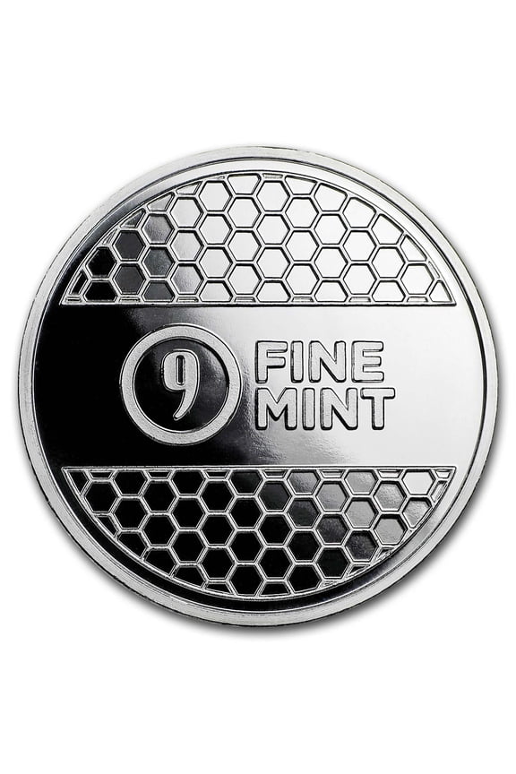 1 oz Silver Round - 9Fine Mint (Beehive)