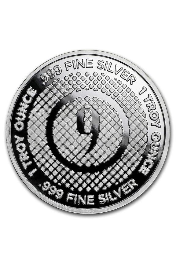 1 oz Silver Round - 9Fine Mint (Diamond Pattern)