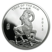 1 oz Silver Round - APMEX 2015 Year of the Ram