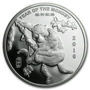 1 oz Silver Round - APMEX 2016 Year of the Monkey