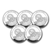 1 oz Silver Round - Bitpay - Lot of 5 - Walmart