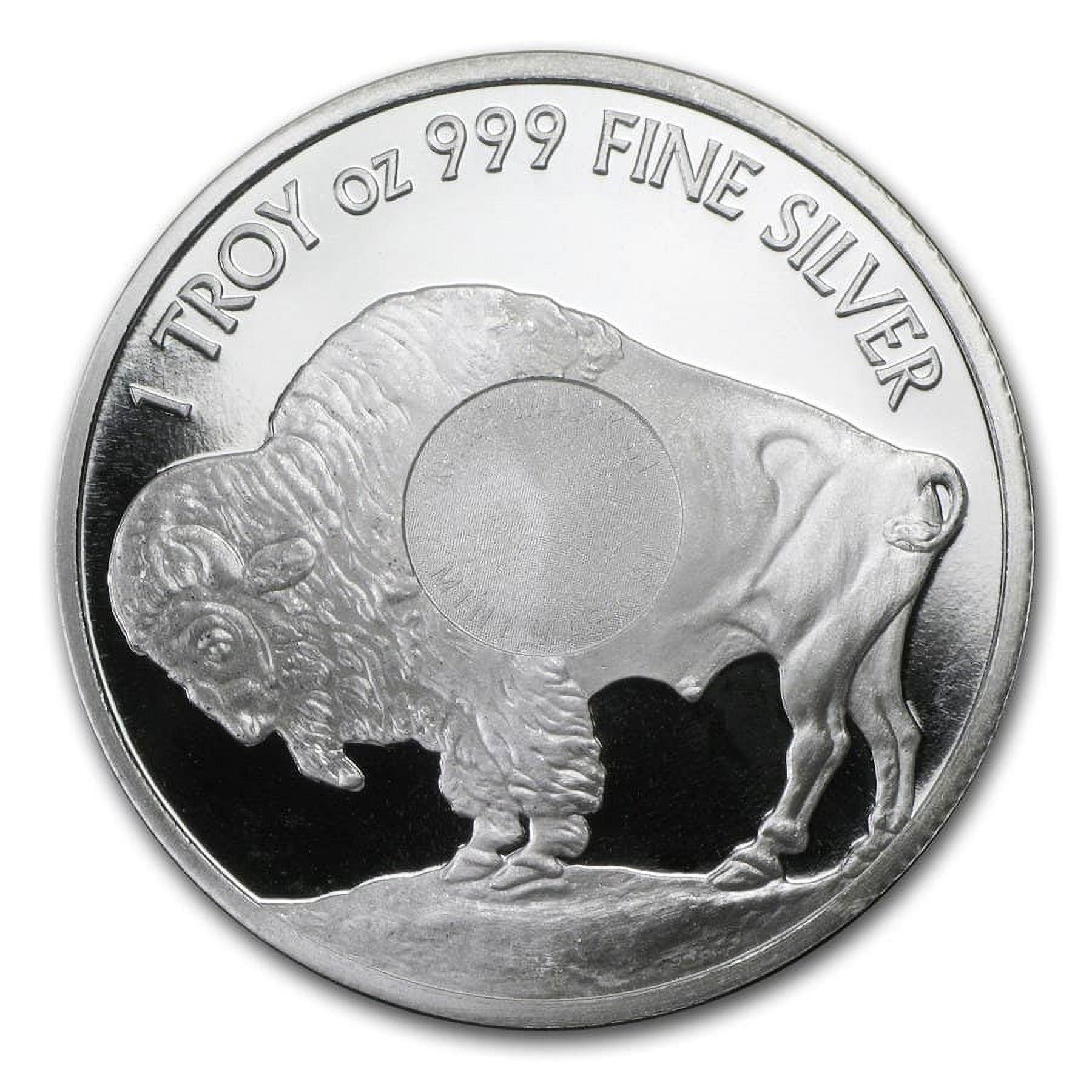 SUNSHINE MINTING 1 oz Silver Round - Buffalo (Mint Mark SI)