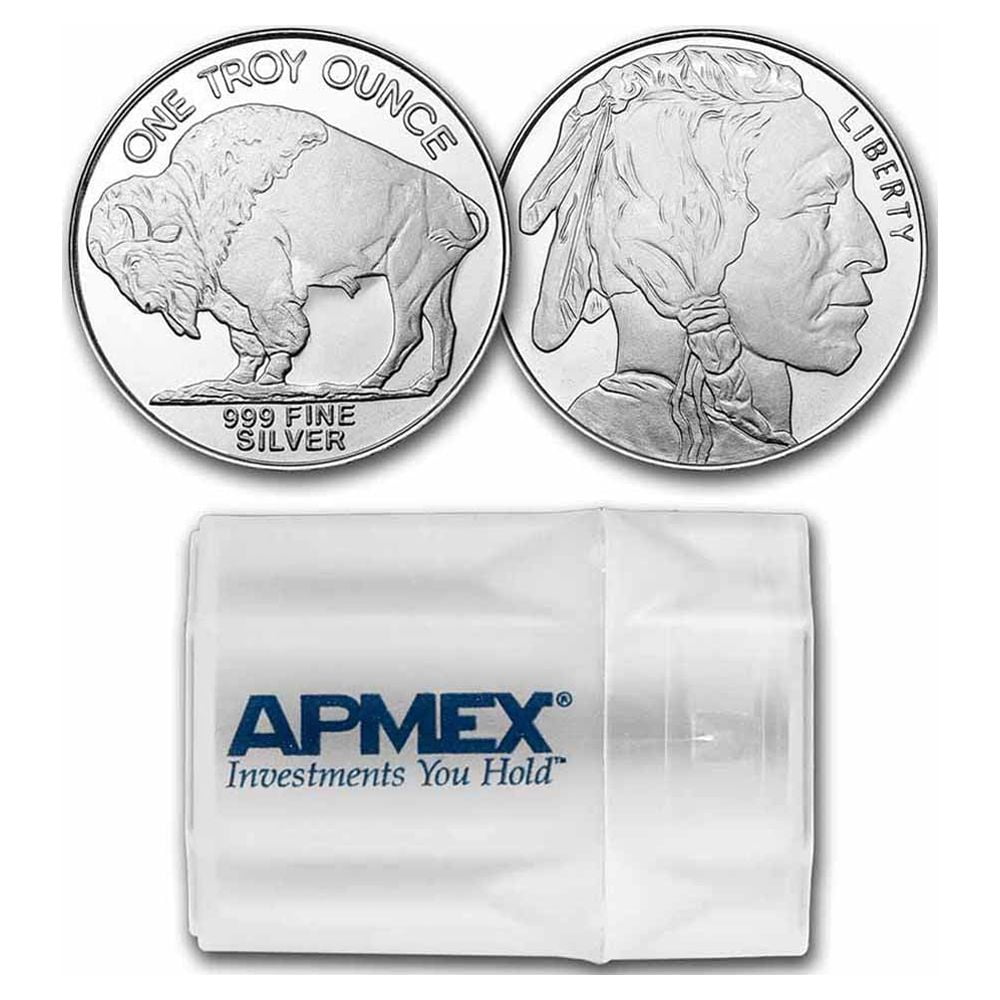 NOT SPECIFIED 1 oz Silver Round - Buffalo (Tube of 20)