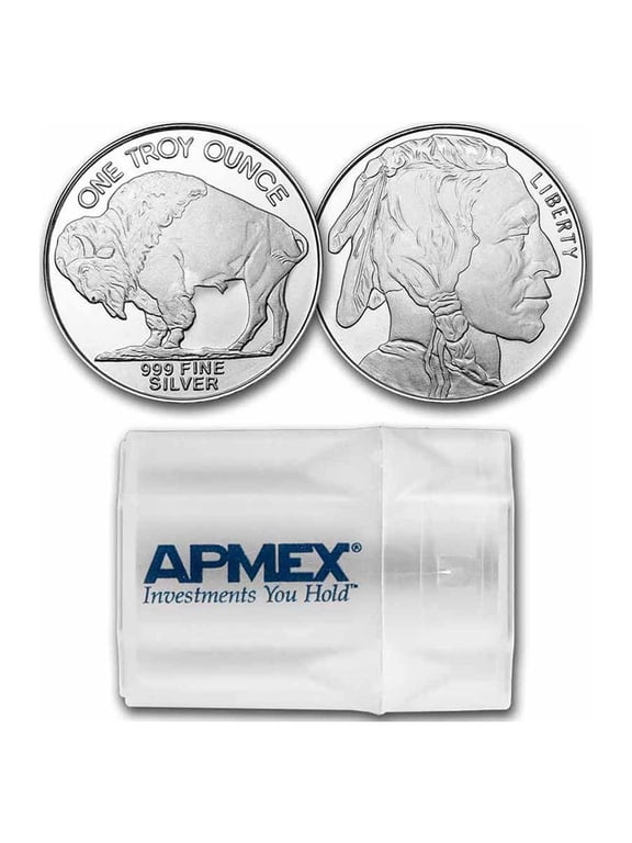 1 oz Silver Round - Buffalo (Tube of 20)