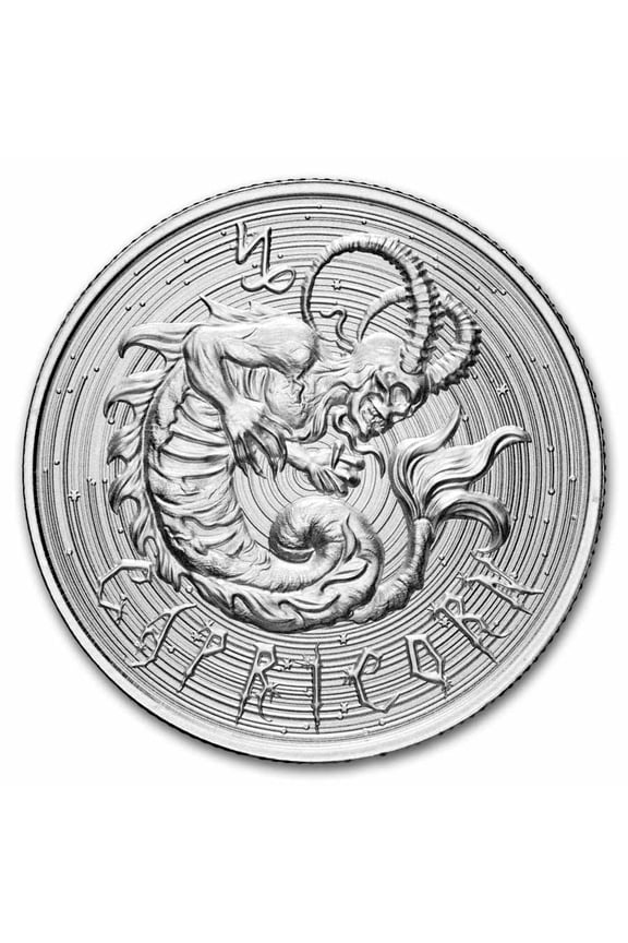 1 oz Silver Round - Capricorn (Zombie Zodiacs)