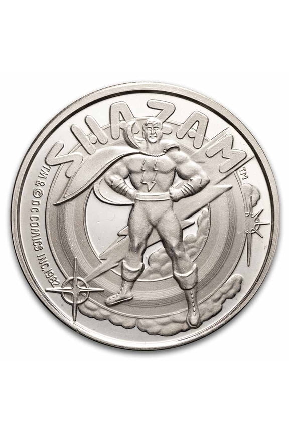 1 oz Silver Round - Cartoon Celebrities (Shazam)