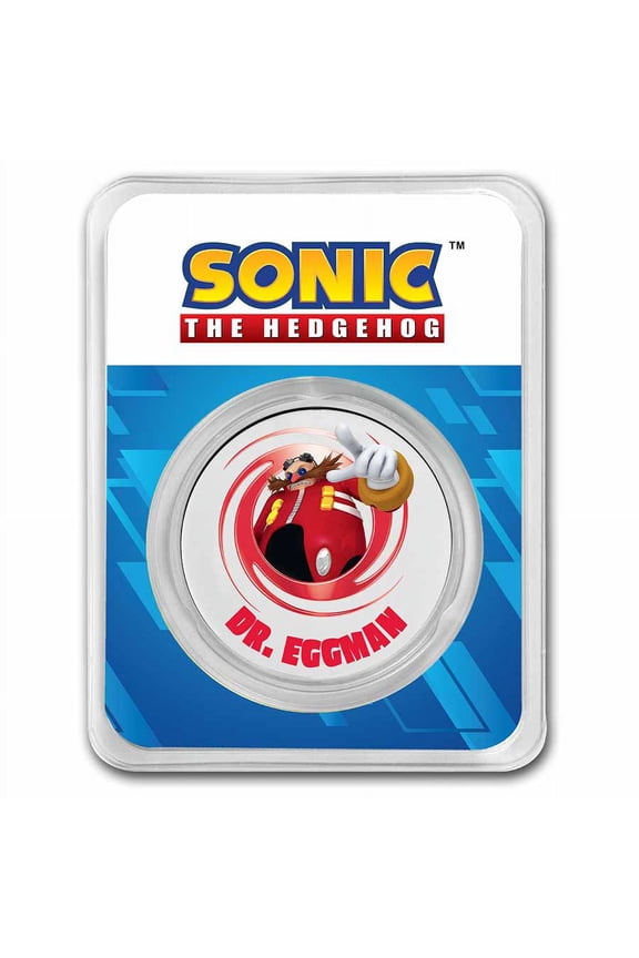 1 oz Silver Round Dr. Eggman Colorized (with TEP)