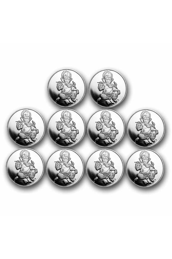 1 oz Silver Round - Ganesha - Lot of 10