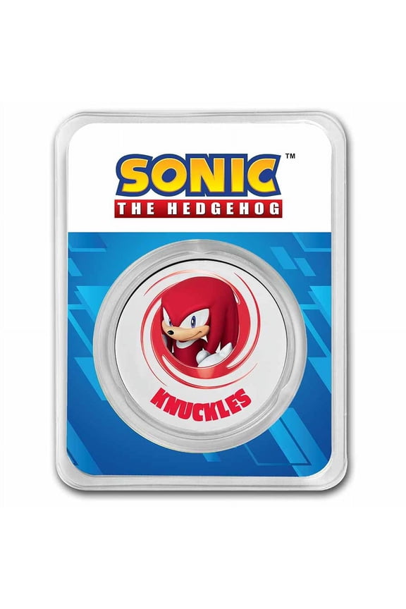 1 oz Silver Round Knuckles Colorized (with TEP)