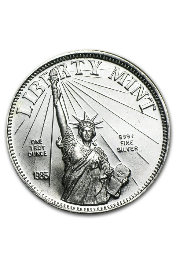 1 oz Silver Round - Liberty Mint (Random Design)