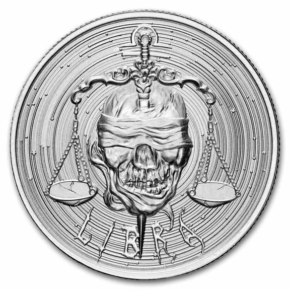 1 oz Silver Round - Libra (Zombie Zodiacs)
