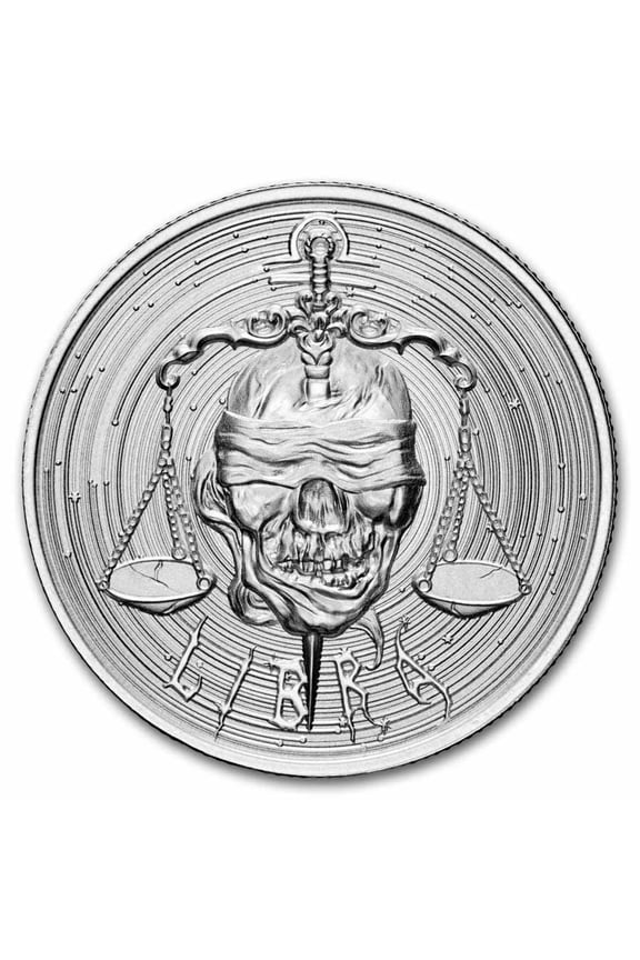 1 oz Silver Round - Libra (Zombie Zodiacs)
