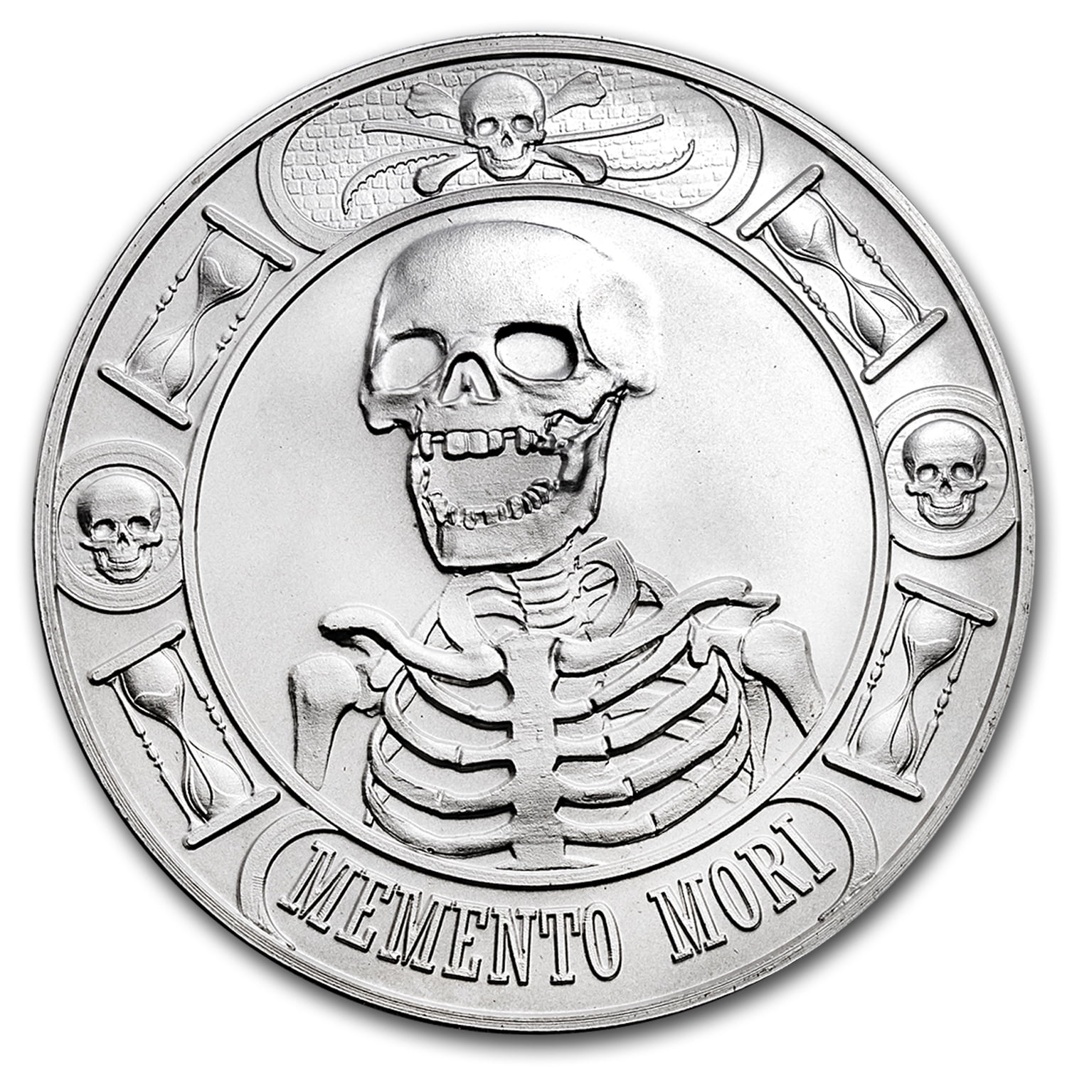 1 oz Silver Round - Memento Mori (Anonymous Mint) - Walmart.com