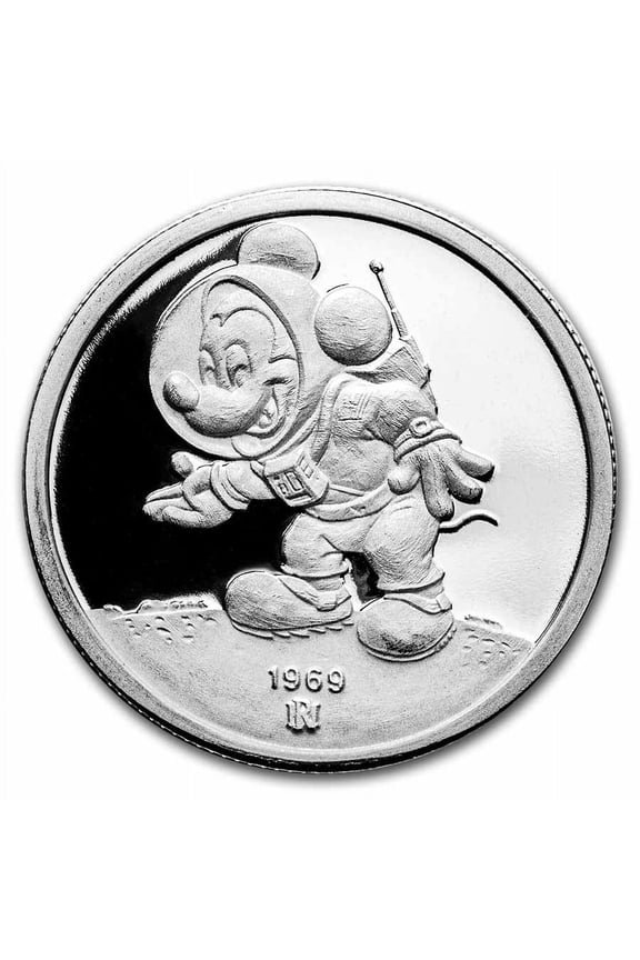 1 oz Silver Round - Mickey Mouse 60 Years Mouse of All Trades
