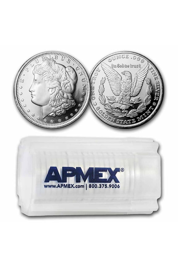 1 oz Silver Round - Morgan Dollar Design (20-Count Tube)