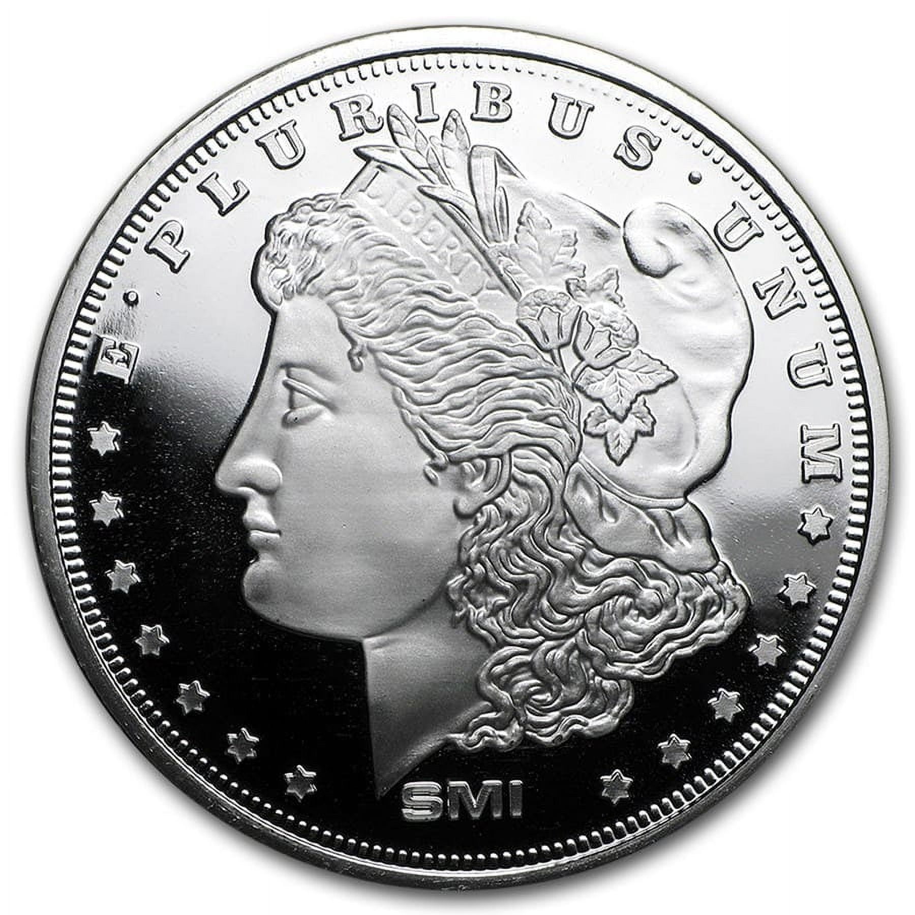 SUNSHINE MINTING 1 oz Silver Round - Morgan Dollar (Mint Mark SI)