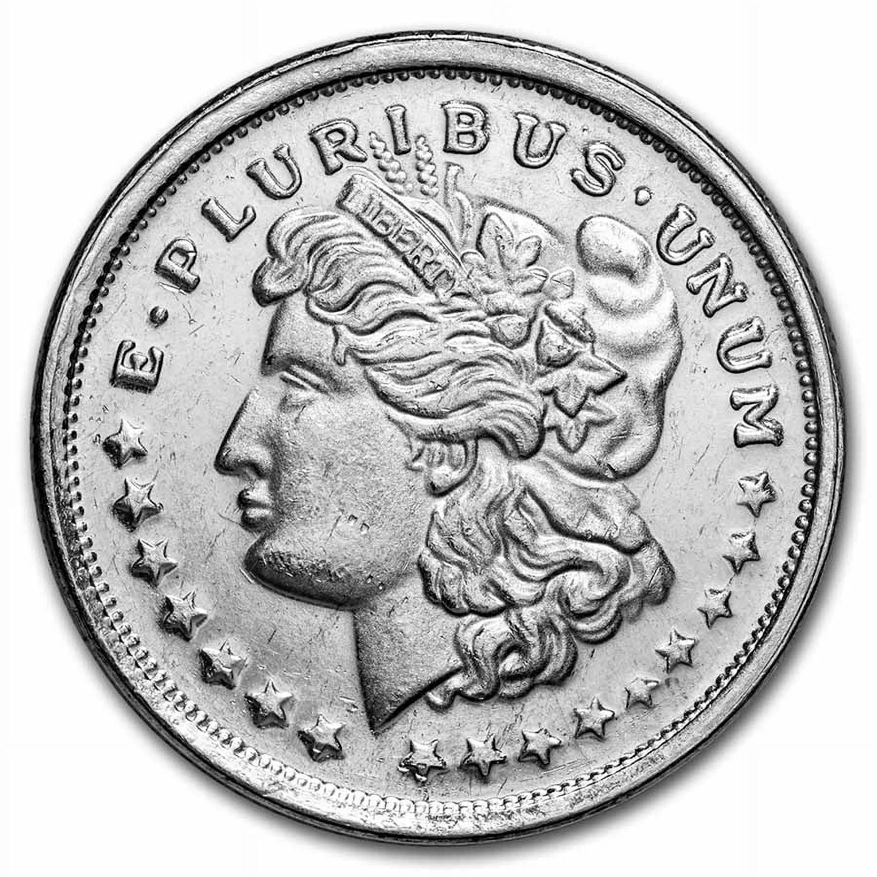 1 oz Silver Round - Morgan Dollar (Silver Trade Unit, w/Scale