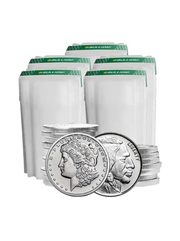 1 oz Silver Round - Random Design - Lot of 100