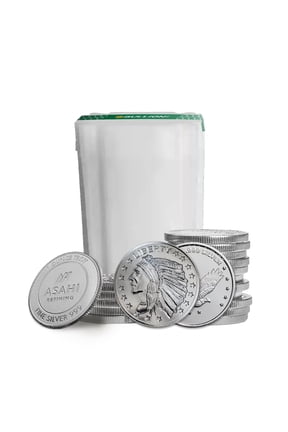 1 oz Silver Round - Random Design - Tube of 20