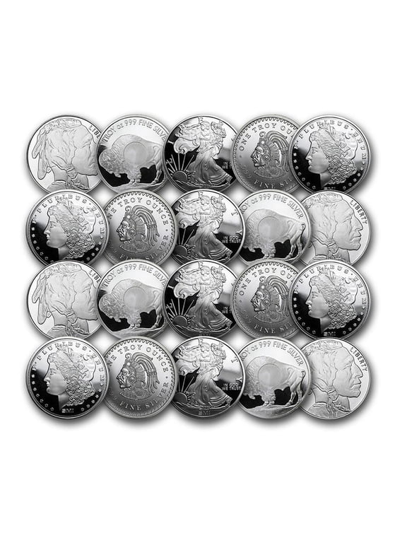 Collectible 1 oz Silver Round - Secondary Market (Lot of 20) - Walmart