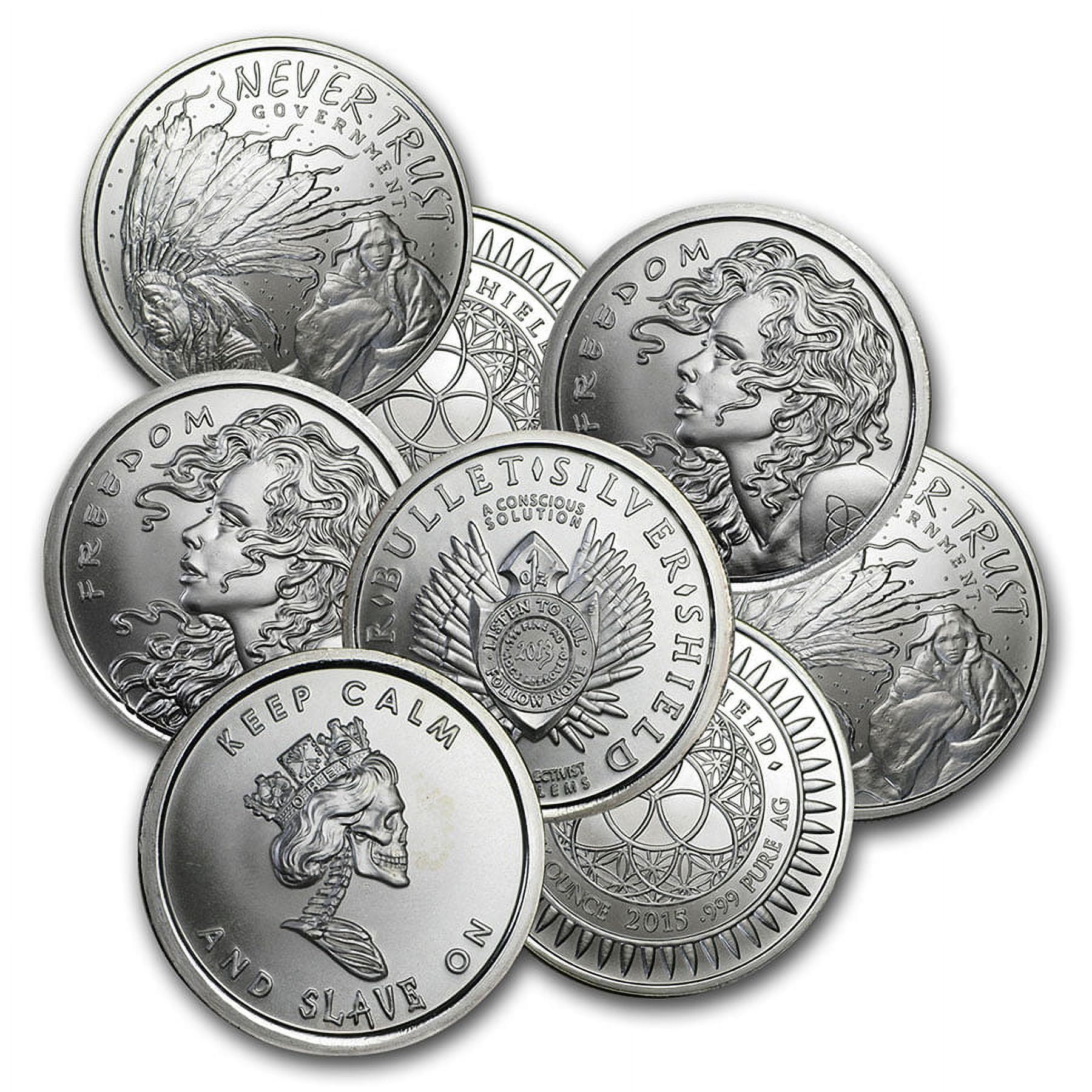 1 oz Silver Round - Silver Shield Series (Random Year & Design