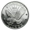 thumbnail image 1 of 1 oz Silver Round - Sunshine Mining (Vintage, Dated), 1 of 2