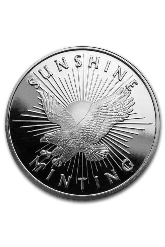 1 oz Silver Round - Sunshine Mint (Mint Mark SI)