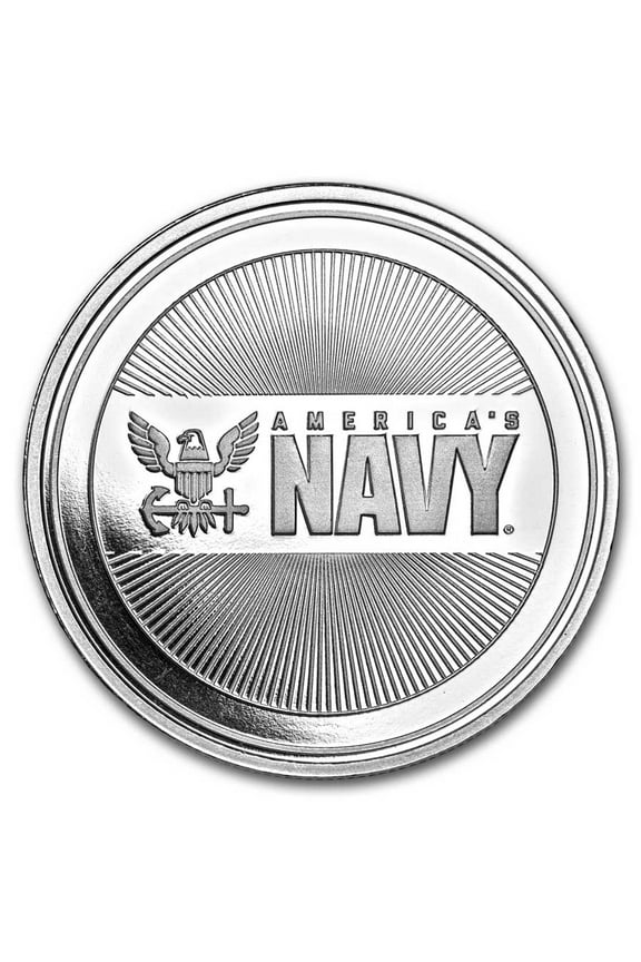 1 oz Silver Round - United States Navy