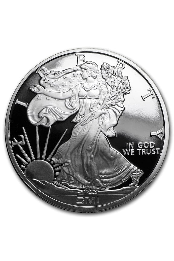 1 oz Silver Round - Walking Liberty (Mint Mark SI)