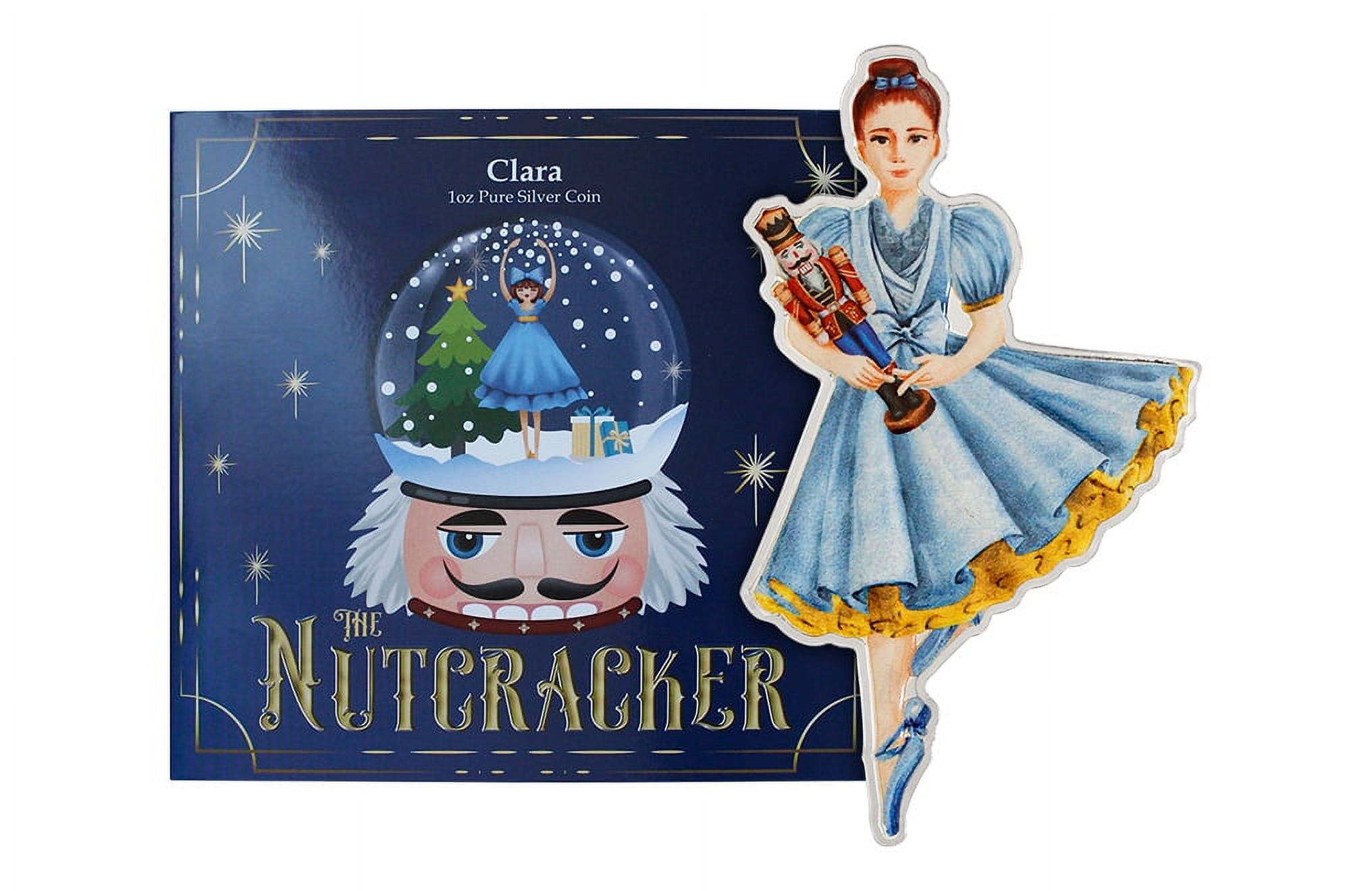 1 oz Silver The Nutcracker Clara Ornament Coin (2022)