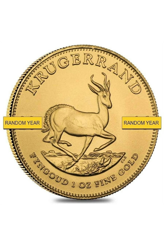 1 oz South African Krugerrand Gold Coin BU (Random Year)