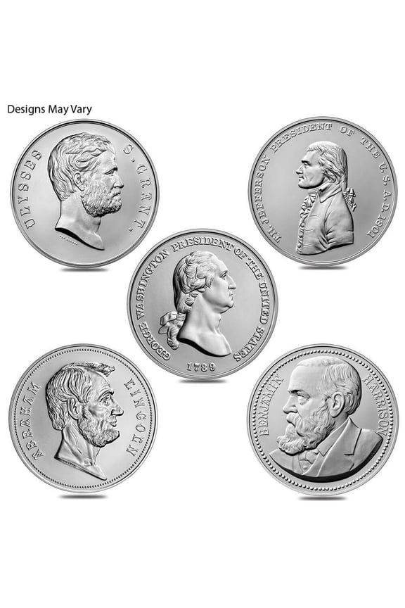 1 oz US Mint Presidential Silver Medal (Random Design)