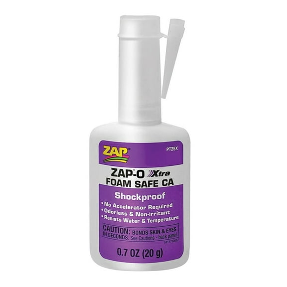 1 oz. Zap-O Foam Safe CA+ Odorless Zap-a-Gap ZAPPT-25