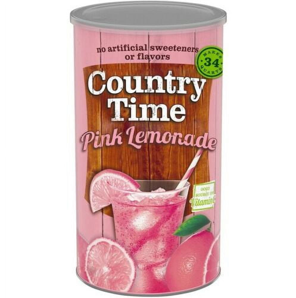1 pack  (82.5 oz. /pack) C.0un.tr.y T.i.m.e Pink Lemonade Drink Mix