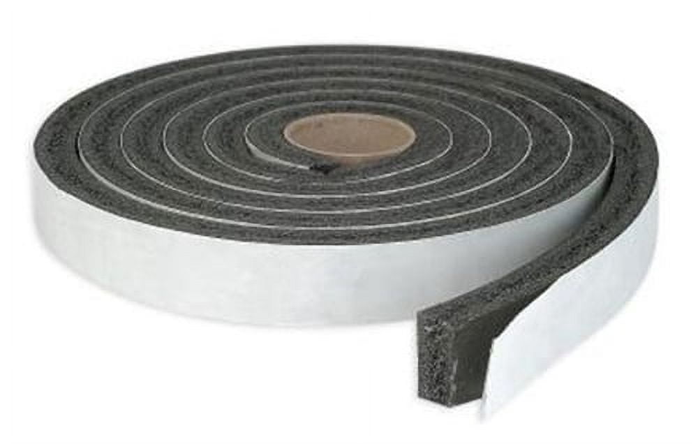 1 pack-AP Products 018-381210 Multi-Purpose Vinyl Foam Tape - 3/8" X 1/2" X 50 Ft - Black