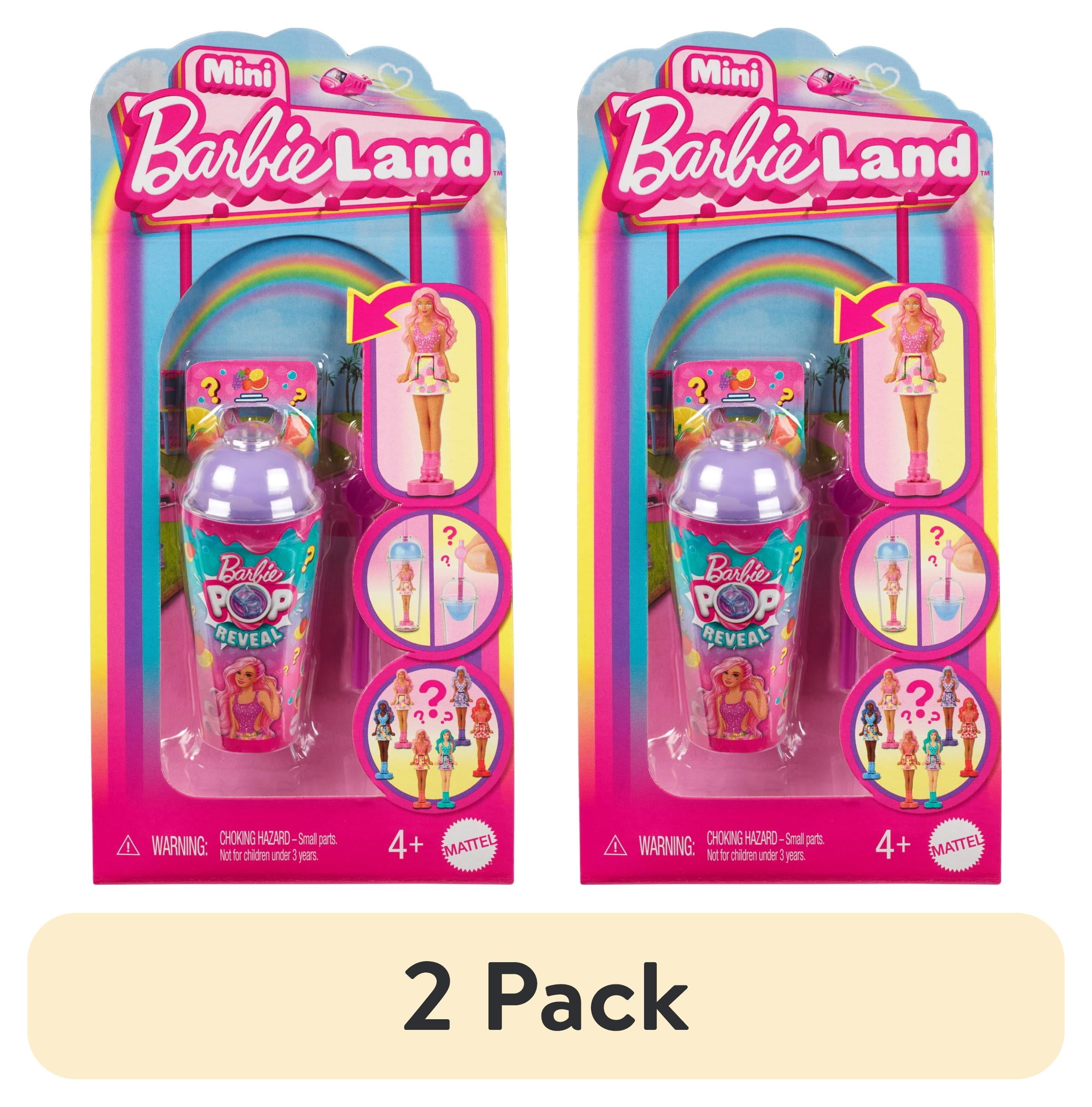 Walmart Saving of  (1 pack) Barbie Mini BarbieLand Pop Reveal Dolls, 1.5-inch Doll with Surprise Sensory Reveal (Styles May Vary)