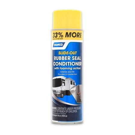 Camco Full Timer's Choice RV Slide Out Rubber Seal Conditioner - Water-Resistant - 1 Pack, 16 Oz
